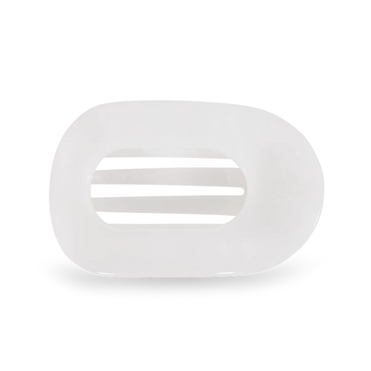 Flat Round Hair Clip in Coconut Water
