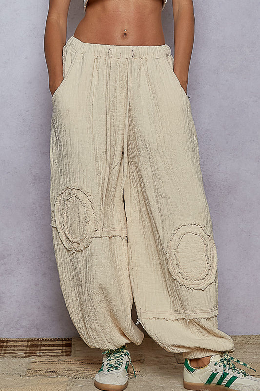 Meadowlight Patch Gauze Pants