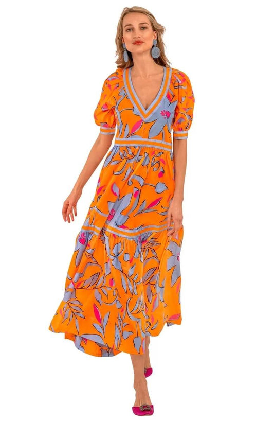 Gretchen Scott Viviers Dress in Orange