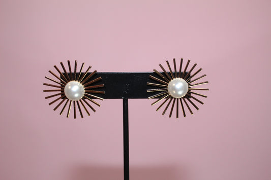 Celeste Bloom Earrings in Gold