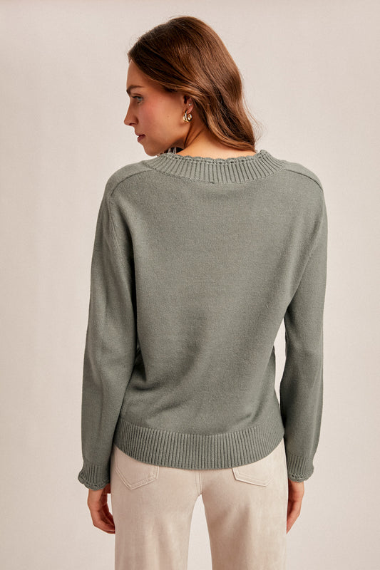 Sage Meadow Knit Sweater