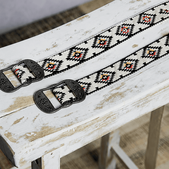 Aztec Embroidered Belt - Backroad Daydream Mercantile