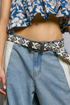 Aztec Embroidered Belt - Backroad Daydream Mercantile