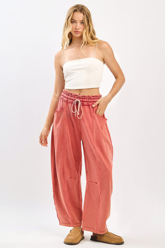 Sunset Stroll Barrel Pants