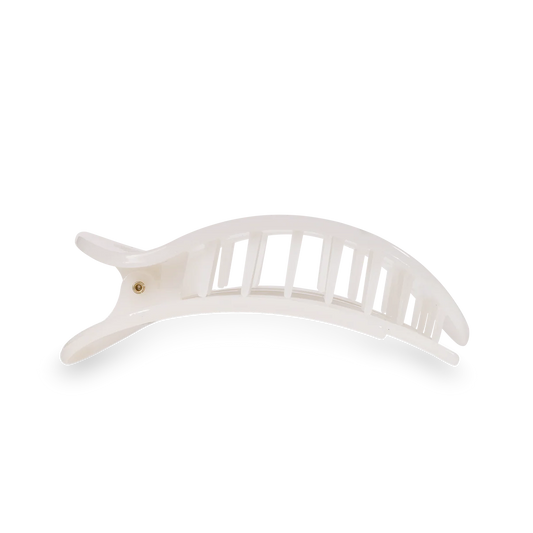 Flat Round Hair Clip in Coconut Water