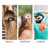 Flat Round Hair Clip in Coconut Water