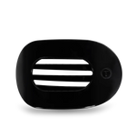 Flat Round Hair Clip in Jet Black