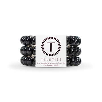 Jet Black Hair Tie