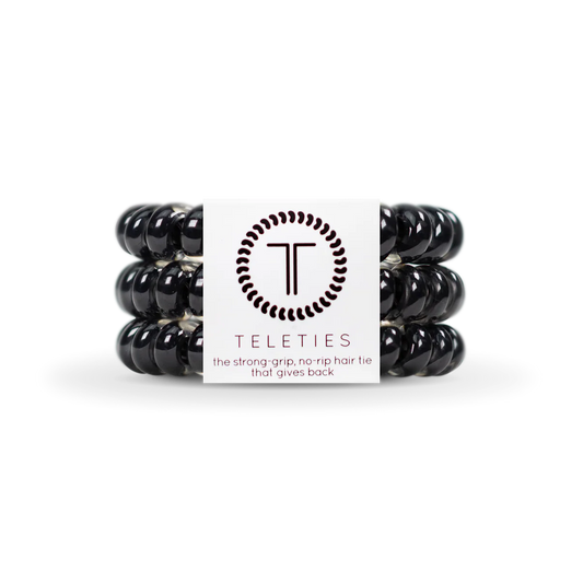 Jet Black Hair Tie