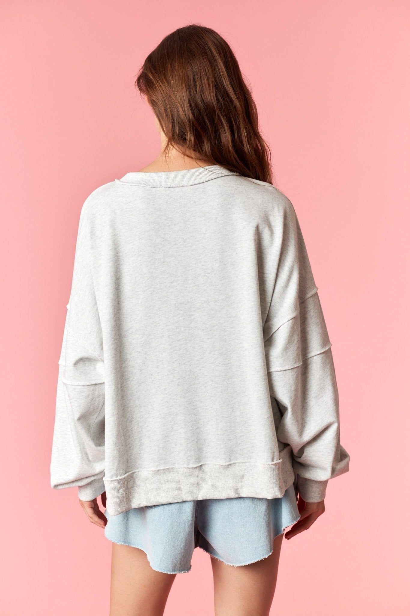 La Dolce Vita Embroidered Lobster Sweatshirt – Oversized Graphic Pullover - Backroad Daydream Mercantile