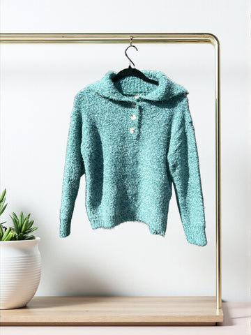 Coastal Drift Textured Pullover