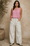The Wanderer Wide-Leg Pants in Natural