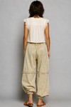 The Garden Story Embroidered Floral Jogger Pants