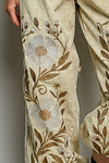 The Garden Story Embroidered Floral Jogger Pants