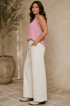 The Wanderer Wide-Leg Pants in Natural