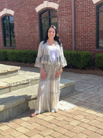 Boho Patchwork Lace Ruffle Shrug - Backroad Daydream Mercantile