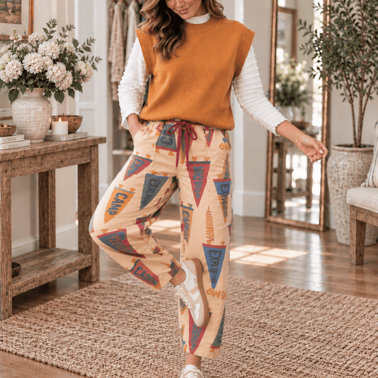 Camp Pennant Barrel Pants - Backroad Daydream Mercantile
