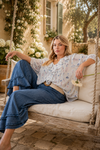 Chambray Mineral Washed Wide Leg Pants – Curvy