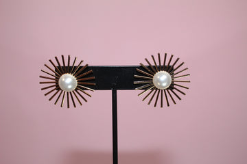Celeste Bloom Earrings in Gold