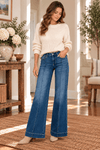Happi Wide Comfort Flare With Pintucks - Backroad Daydream Mercantile