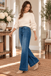 Happi Wide Comfort Flare With Pintucks - Backroad Daydream Mercantile