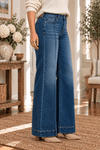 Happi Wide Comfort Flare With Pintucks - Backroad Daydream Mercantile