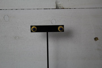Lapis Lazuli Stud Earrings