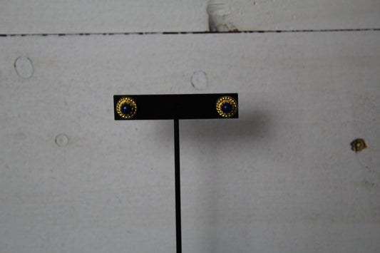 Lapis Lazuli Stud Earrings