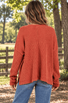 Mineral Wash Waffle Knit Pocket Top - Backroad Daydream Mercantile