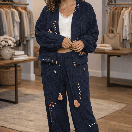 Coastal Comfort Tassel Wide Leg Pants - Backroad Daydream Mercantile