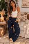 Coastal Comfort Tassel Wide Leg Pants - Backroad Daydream Mercantile