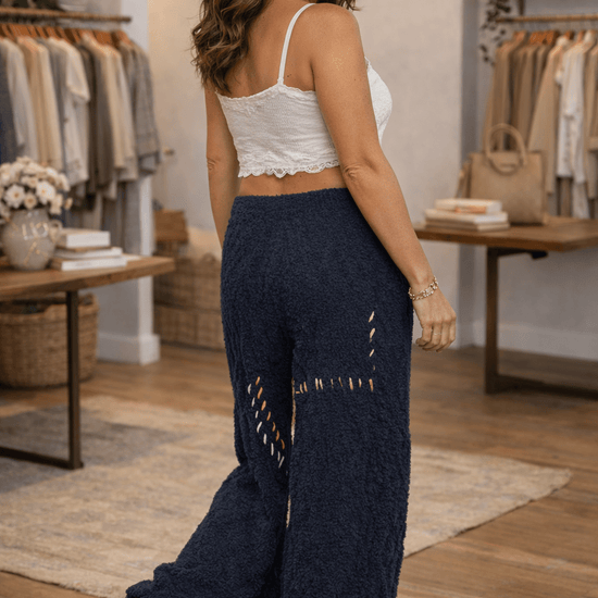 Coastal Comfort Tassel Wide Leg Pants - Backroad Daydream Mercantile