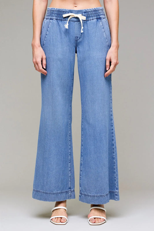 Nori Pull-On Super Wide Leg Jean by Hidden - Backroad Daydream Mercantile