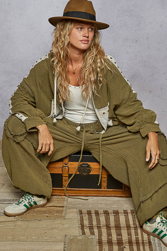 Evergreen Patchwork Pants