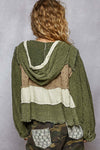 Boho Patchwork Ruffle Top