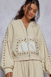 Meadowlight Crochet Zip Hoodie